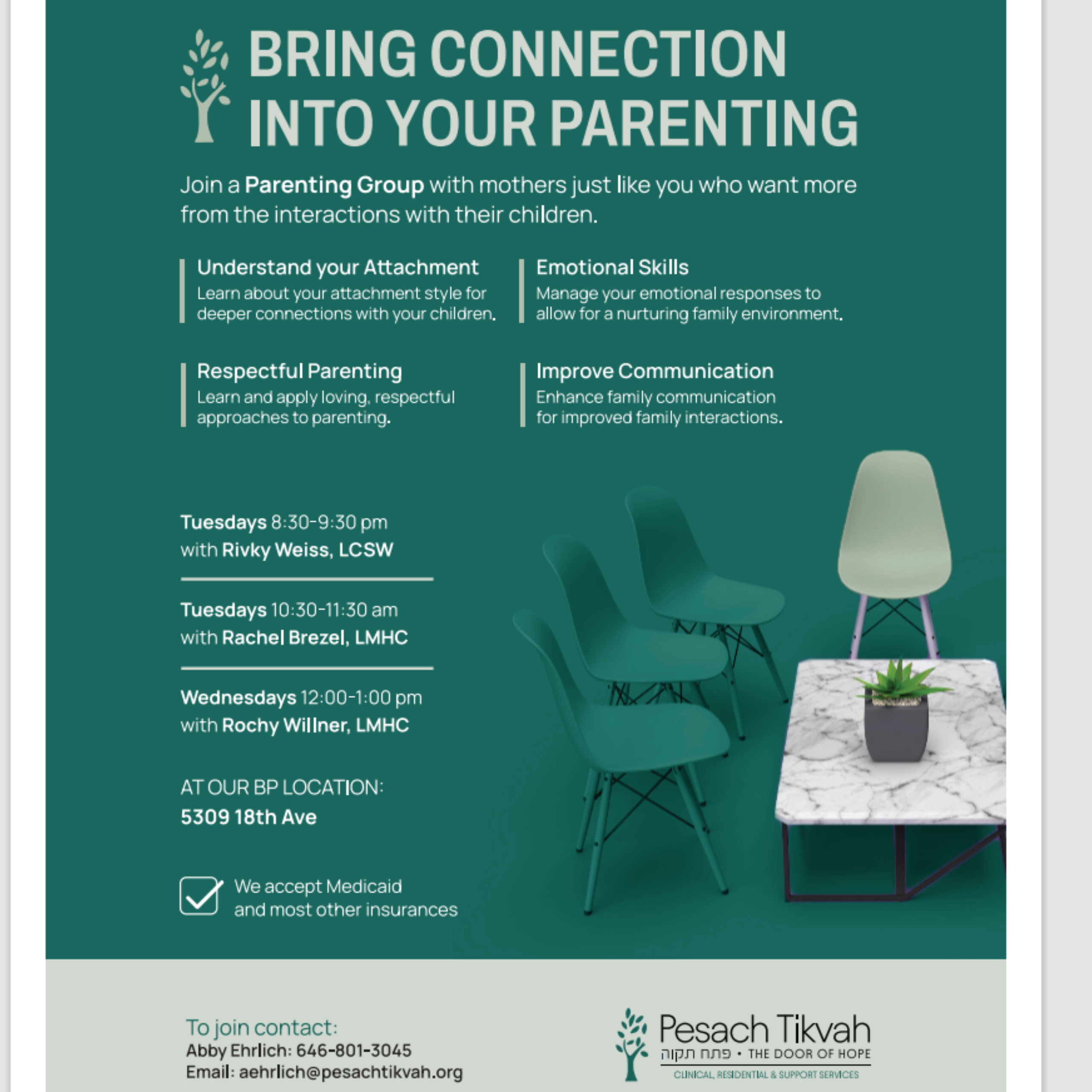 Parenting Groups at 5309 Family Center