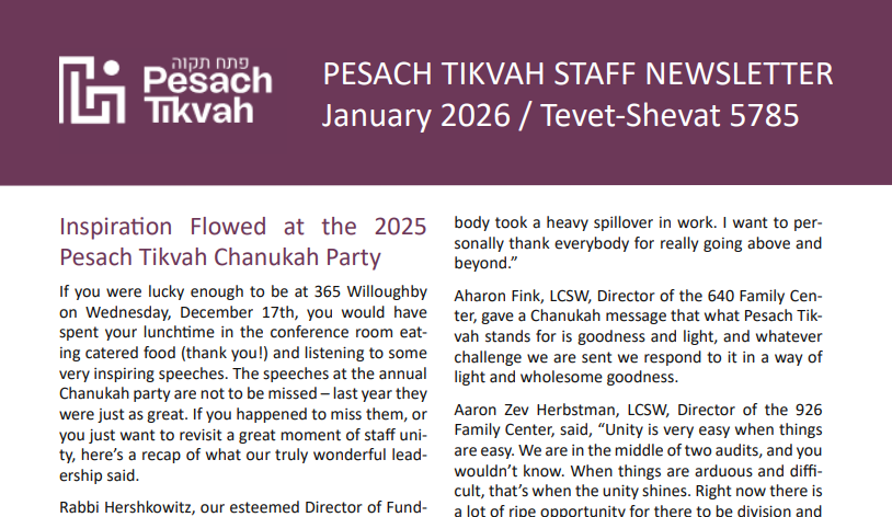 January 2026 Newsletter