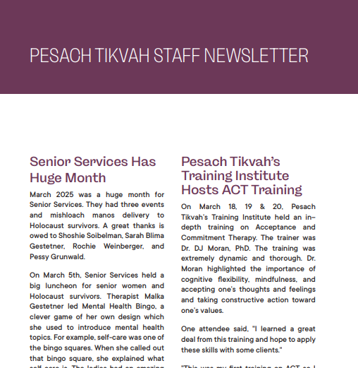 May 2025 Newsletter